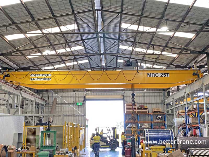 25 ton overhead crane fininshed installation