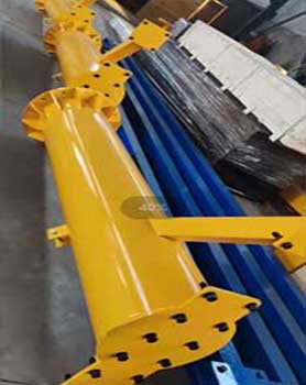  Portable jib crane on wheel main parts 