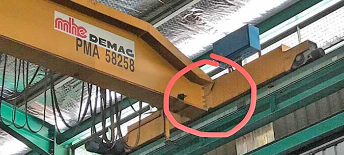 demag overhead crane end carriage 