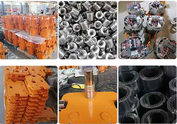 High quality hoist parts and components of electric chain hoist with trolley