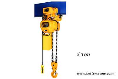 5 Ton Electric Chain Hoist With Trolley, Good 5 Ton Electric Hoist Price