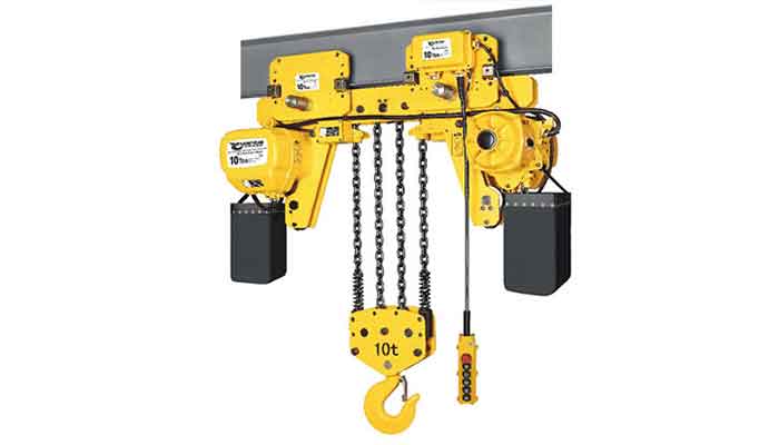 10 Ton Low Headroom Electric Chain Hoist for Low Ceiling Workshops 