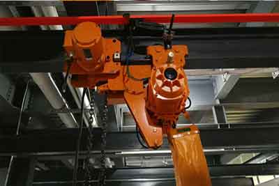 low headroom electric chain hoist on H beam 