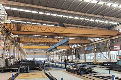 NLH 20 Ton Bridge Crane with European Style Hoist Trolley 