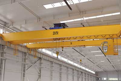 QDX Double Girder Bridge Crane 20 Ton With Hook