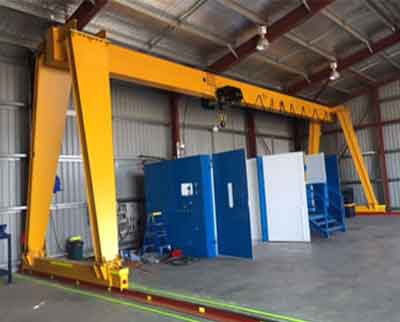 outdoor gantry crane  6 ton with single girder design 