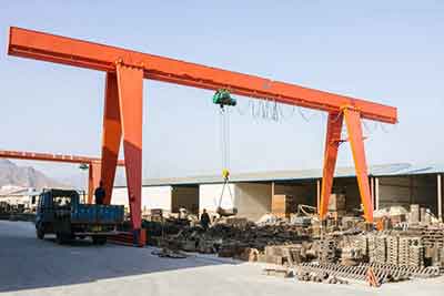 Double Dirder Cantilever Gantry Crane with Box Girder Design 10 ton for sale