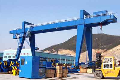 Double Cantilever Gantry Crane with Double Girder Design 10 ton for sale