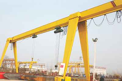 Single Cantilever Gantry Crane with Single Girder Design 10 ton for sale