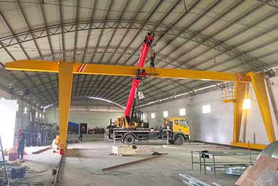 single girder gantry crane 15 ton