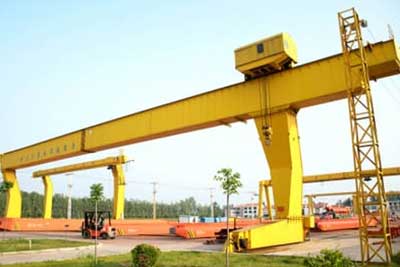 L leg single girder gantry crane