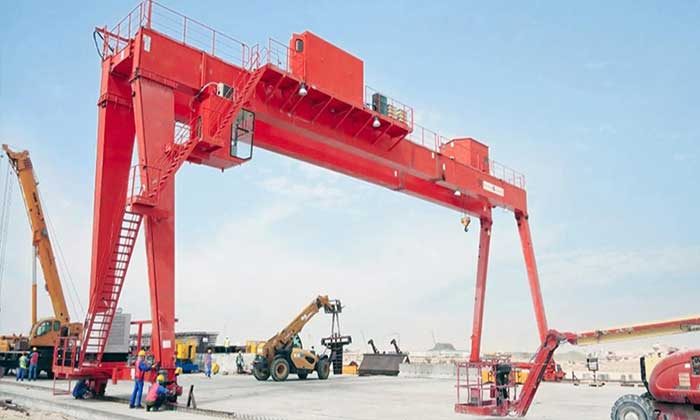 hook mounted double girder gantry crane for sale