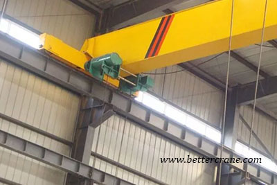 low headroom hoist for single girder overhead crane