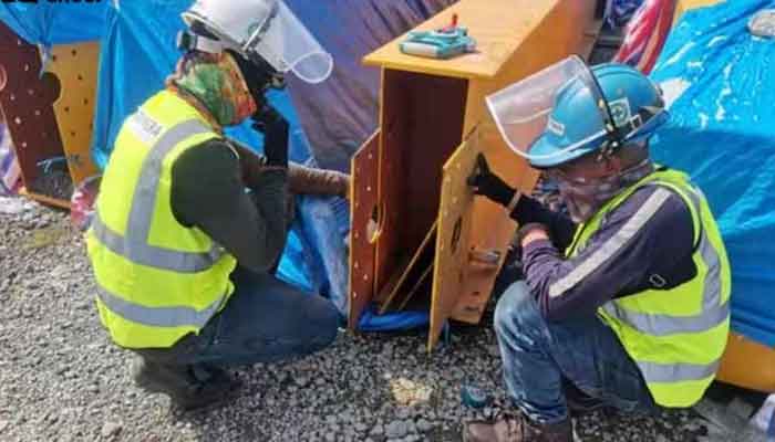 5 ton bridge crane main girder assembly 