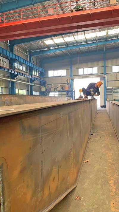 70 ton /30 ton overhead crane for ladle handling in Pakistan steel mill