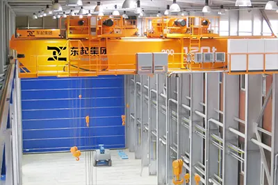 Industrial use of overhead cranes 