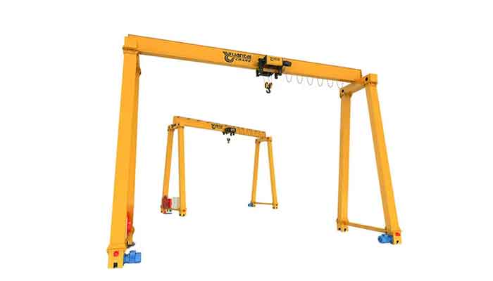 Single girder gantry crane 