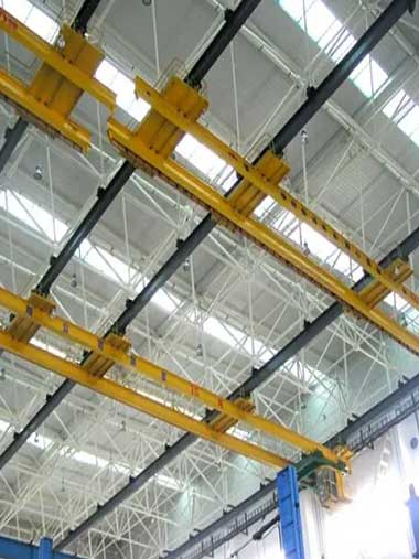 b. Double Girder Overhead Crane: