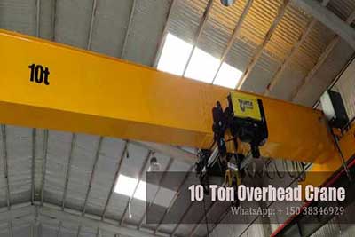 10 ton Overhead Crane, which can be processed into single girder or double