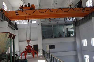 Double Girder Overhead Crane with Grab