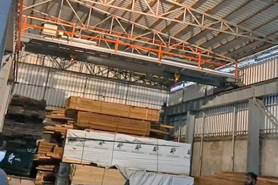 3 Ton + 3 Ton Overhead Crane, Double Girder, Double Hoist Crane