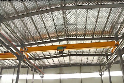 5 Ton Single Girder Overhead Crane, European Style Low Headroom Hoist Crane