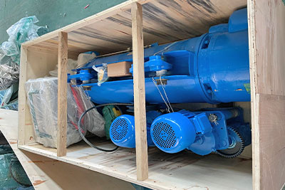 10 ton double girder overhead crane for sale Uganda- double girders divided into four sections