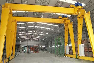 Indoor Gantry Crane Single Girder Design for Glass Handling UAE