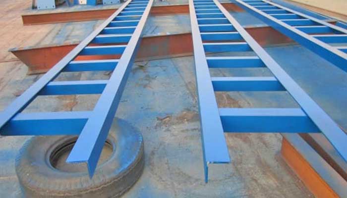 Reinforcement Structure of double girder overhead crane 