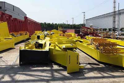 Double Girder Overhead Crane 30 Ton for Steel Coil Handling UAE