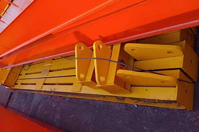 Electric cabin of double girder overhead crane 35 ton for sale Qatar