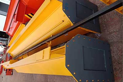 Main girder of double girder overhead crane 35 ton for sale Qatar
