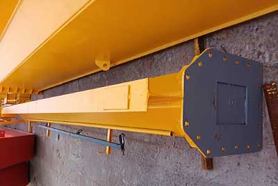 Electrics and frequency convertor crane control
