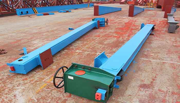 Gantry crane ground beam & other main parts and components