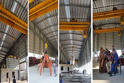 25 Ton Overhead Cranes for Sale Pakistan,Custom Steel Mill Crane