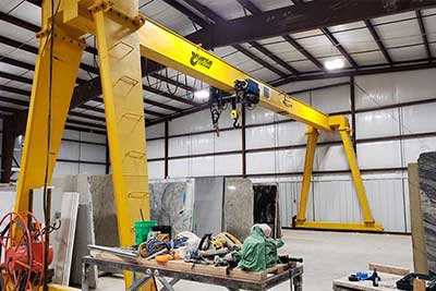 5 Ton Gantry Crane Low Headroom Design, Higher Hook Height for Sale