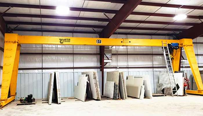 single girder overhead crane 5 ton, low headroom design  for sale Bahrain 