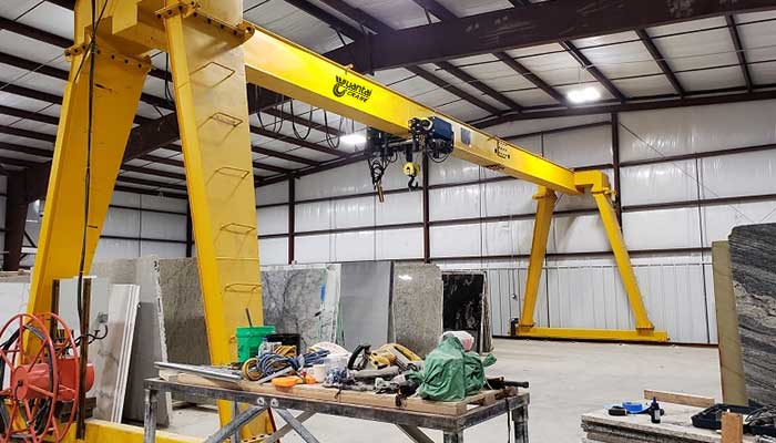 single girder overhead crane 5 ton, low headroom design for sale Bahrain