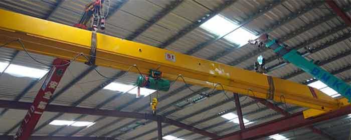  install 5 ton single girder overhead crane