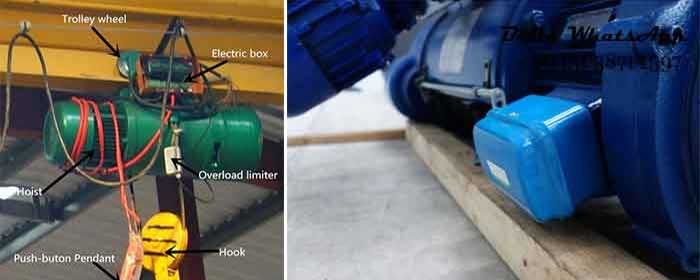 Overhead limiter and electric hoist protection devices