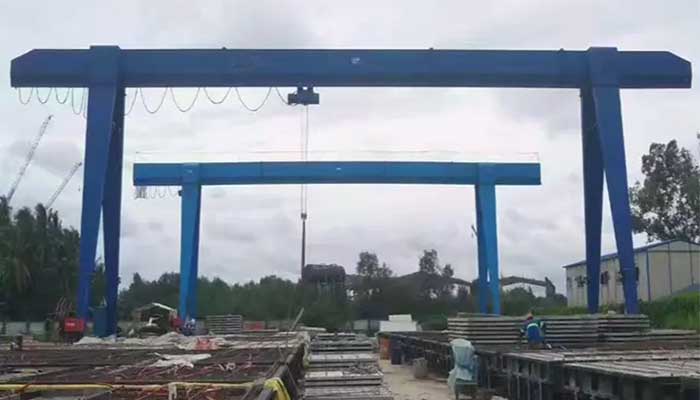 single girder designed outdoor gantry crane 10 ton for sale Philippines 