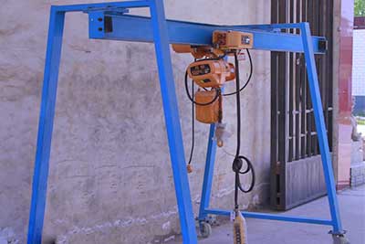 Light gantry crane with Low headroom Design for Sale