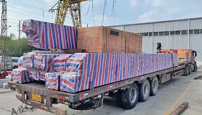 Package & delivery of 10 ton top running single girder overhead crane for Nigeria
