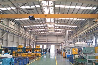 Single Girder Overhead Crane with European Style Design for sale Nigeria