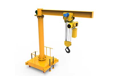  Portable jib cranes, cheap price jib hoist 1 ton, 2 ton 