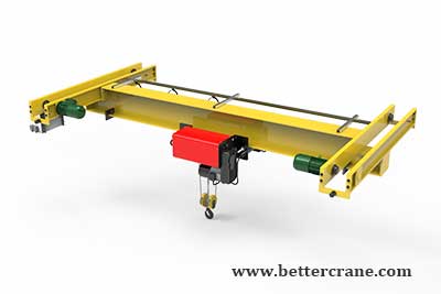 under running or underhung single girder overhead crane for sale Egypt 