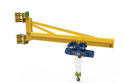  Wall mounted electric jib crane 