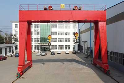 75 Ton + 75 Ton Gantry Crane for Sale, Double Girder Gantry Crane