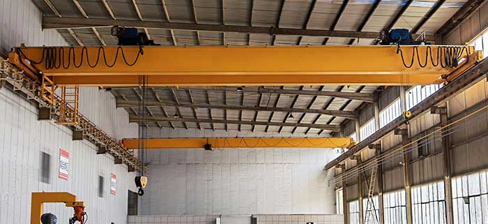 Warehouse Overhead Cranes with double girder crane design