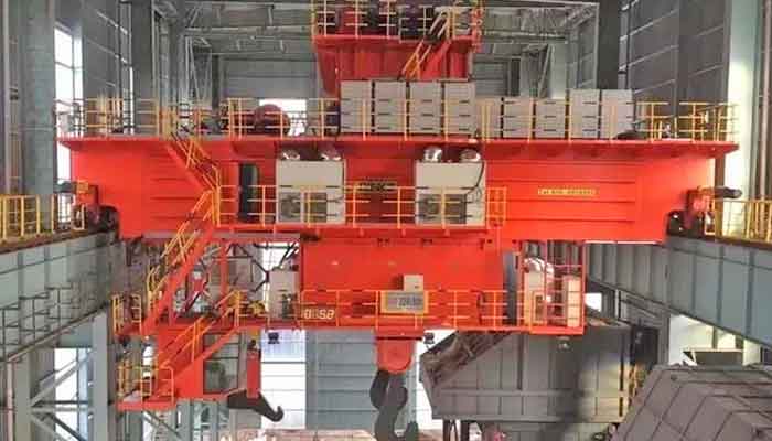 foundry crane for steel mill for ladle handling